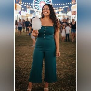 Addition Elle teal jumpsuit size 5X